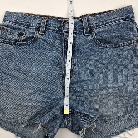 Levi's 577 Denim Cutoff Jean Shorts Vintage - Picture 5 of 9